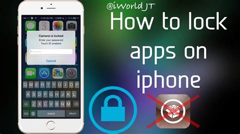 How To Lock Apps On Iphone Ios No Jailbreak Youtube