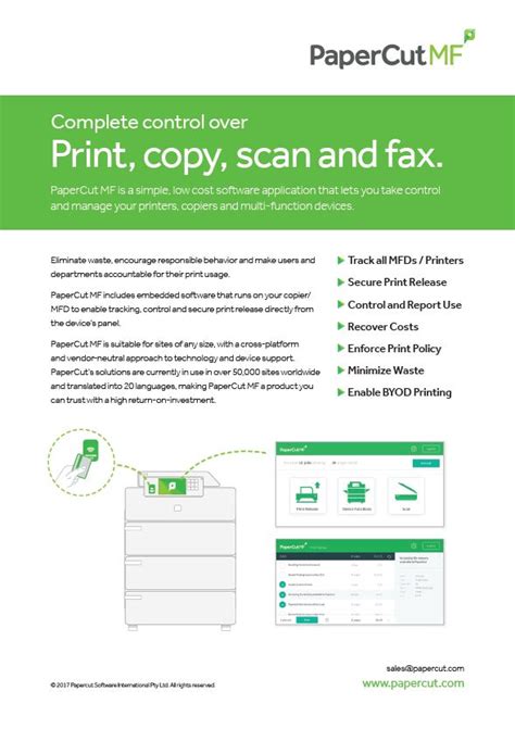 Sharp Papercut Mf Business Equipment Center