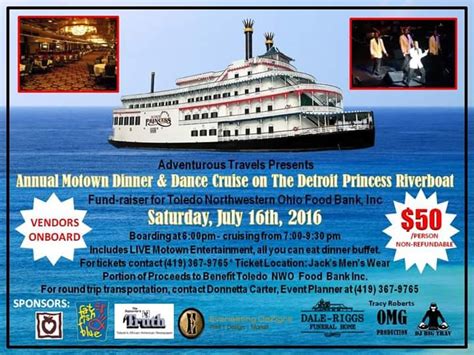 Annual Motown Dinner Dance Cruise On The Detroit Princess Riverboat