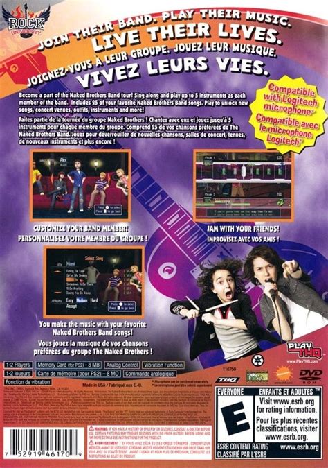 The Naked Brothers Band The Video Game Para Playstation 2 2008