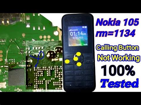 Nokia 105 Rm 1134 Calling Button Not Working 100 Tested YouTube