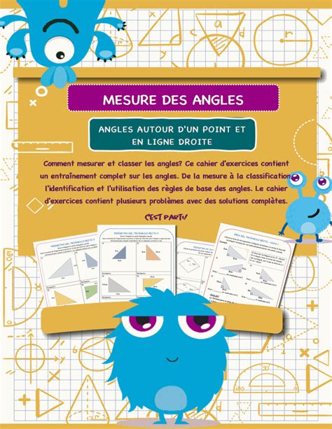 CM2 Cahier De Travail Angles Math Center