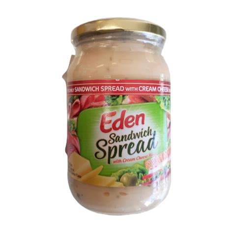 Eden sandwich Spread with Cream cheese flavor - sabrinareveals