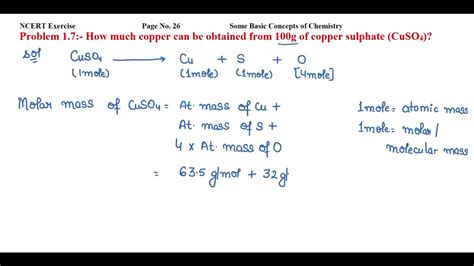 How Much Copper Can Be Obtained From 100g Of Copper Sulphate CuSO4