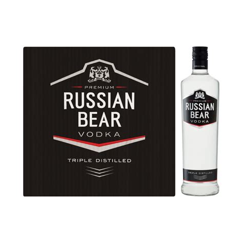 Russian Bear Vodka 750ml X 12 Pnp