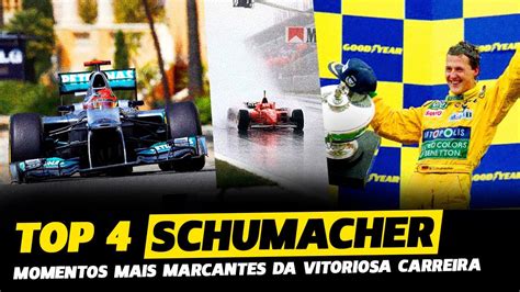 OS MOMENTOS MAIS MARCANTES DA CARREIRA DE MICHAEL SCHUMACHER NA FÓRMULA