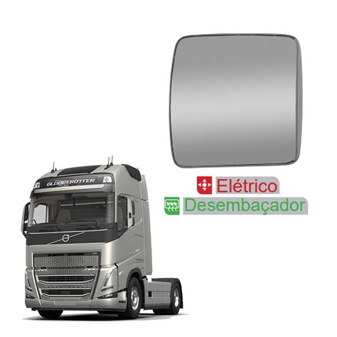 Espelho Auxiliar Volvo Fh C Desemba Ador El Trico Submarino