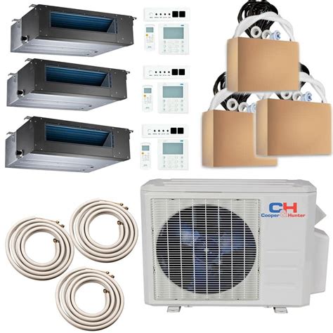 Cooper And Hunter Sophia 36000 Btu 3 Ton 225 Seer 3 12 Duct Multi Zone