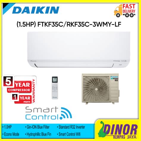 Daikin Standard Inverter Air Conditioner Ftkf R32 1 0hp Ftkf25c