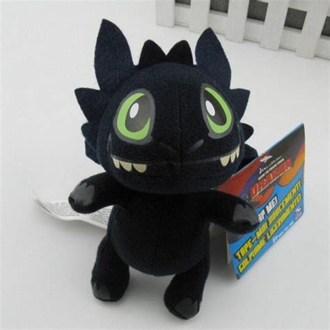 How to Train Your Dragon Plush Toys Toothless/Night Fury 18cm Soft ...