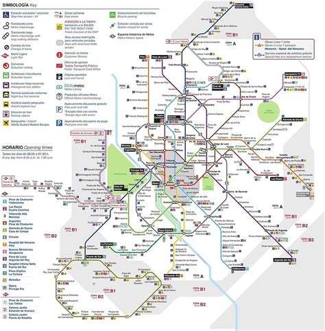 Amazon.com - Madrid Subway Map Poster - Canvas - Perfect for Train Enthusiasts, Travelers, and ...