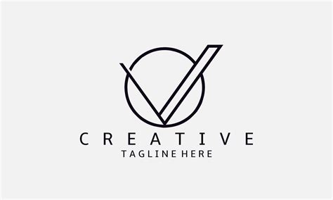 Modern Creative V Logo Design And Template V Vv Icon Initials Based