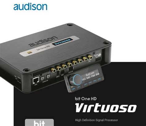 Audison Bit One Hd Virtuoso Hi Res Signal Processor Kanal High End Dsp