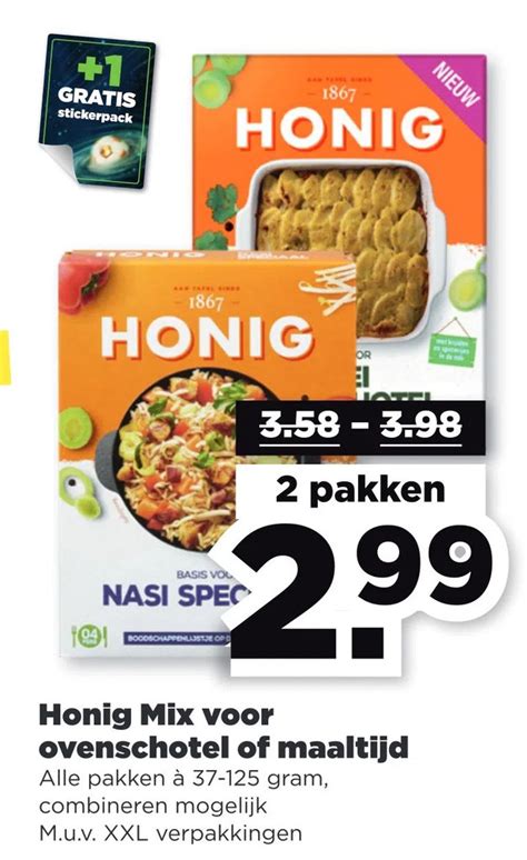 Honig Mix Voor Ovenschotel Of Maaltijd Aanbieding Bij Plus