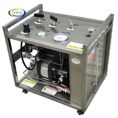 Portable Air Driven Hydrostatic Hydrotest Pump For Pressure Testing With Pressure Chart Recorder