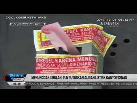 Pln Kolaka Putuskan Aliran Listrik Di Kantor Dinas Tanaman Pangan Dan