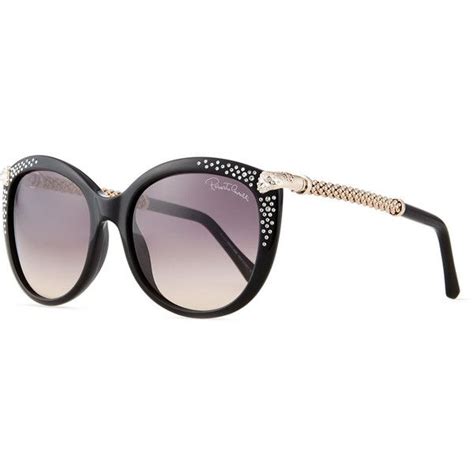 Stunning Rhinestone Cat Eye Sunglasses By Roberto Cavalli