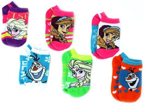 Frozen Ankle Socks 6 Pack A Mighty Girl