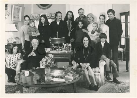 Chaplin family portrait on their 1972 Christmas card by Yves Debraine ...