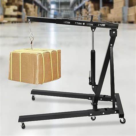 Amazon Ongniong Engine Hoist 2 Ton Folding Hydraulic Cherry Picker