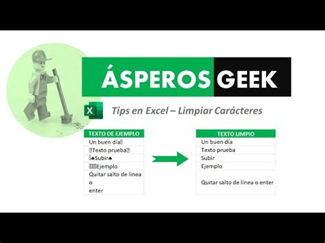 Funci N Limpiar Caracteres Especiales En Excel Tips En Excel