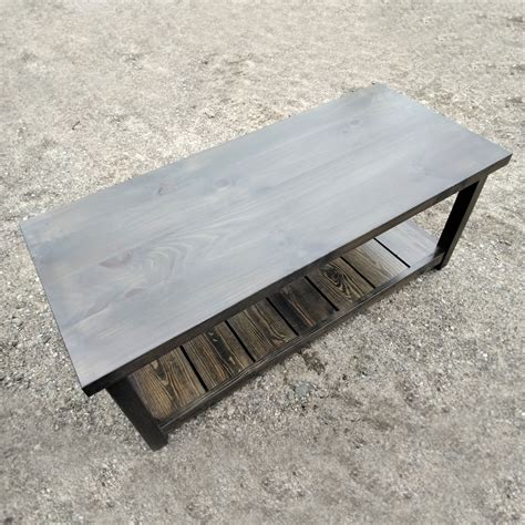 Rustic Farmhouse Coffee Table | Handcrafted, Solid Wood