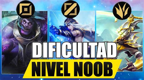 EL CAMPEON MAS FACIL DE CADA LINEA League Of Legends YouTube