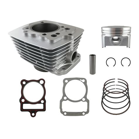 CILINDRO COMPLETO 250cc INC KIT CG250 P16 PLATA PISTON CONVEXO