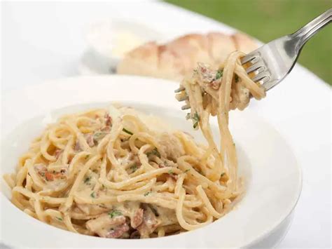 Espectacular Pasta Carbonara Con Pollo El Clásico De Roma Cocina Delirante