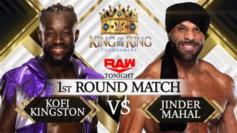 Kofi Kingston Vs Jinder Mahal Primera Ronda King Of The Ring Wwe