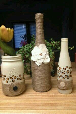 Pin By Claudia Blotto On Frascos Decorados Wine Bottle Crafts Bottle