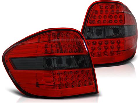 LED TAIL LIGHTS RED SMOKE Fits MERCEDES M KLASA W164 05 08 In