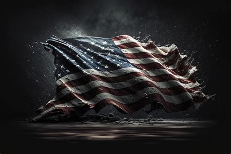 Waving Usa Flag Background With Splash 23995978 Stock Photo At Vecteezy