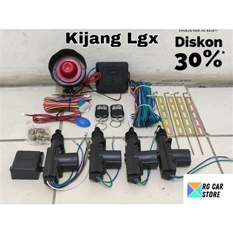 Jual Alarm Central Lock Kijang Lgx Paket Alarm Central Lock Mobil