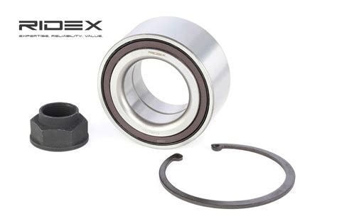 654W0394 RIDEX Wheel Bearing Kit Front Axle Left Right With