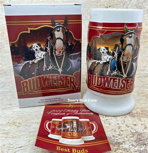 2022 Budweiser Holiday Best Buds Holiday Mug