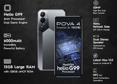 Tecno Pova With Helio G Mah Battery Launched In India Price