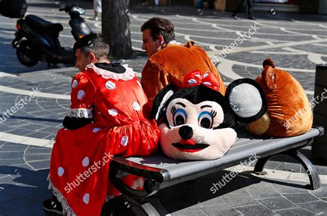 Unmasked Minnie Mouse Mascot Costume Mandatory Credit Pho… Flickr