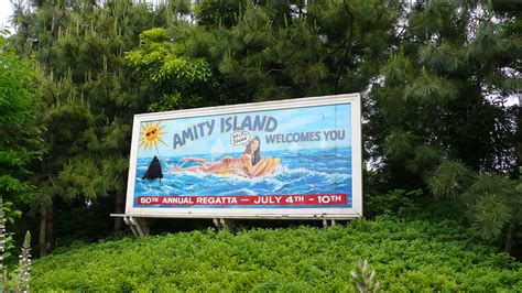 Amity Island Billboard Universal Studios Osaka Japan Flickr