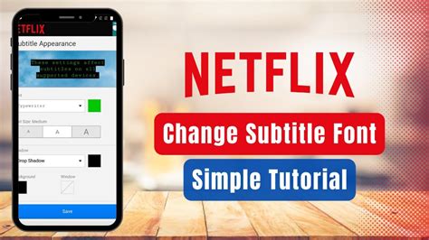 How To Change Netflix Subtitle Font On Mobile YouTube