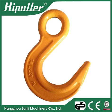 Rigging Hardware G80 Drop Forged European Type Clevis Self Locking Hook