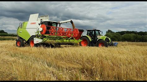 New Claas Tucano 430 Roebertsen Heino Aan Het Graan Dorsen Met Nieuwe