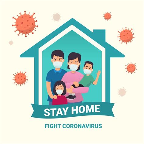 Campaña del virus corona covid 19 para quedarse en casa actividad de