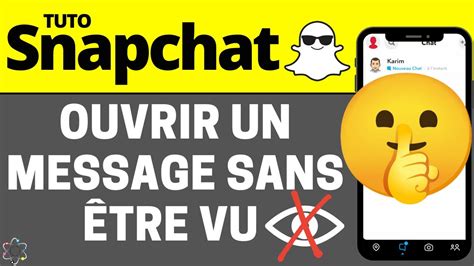 Ouvrir un message Snapchat sans être vu YouTube