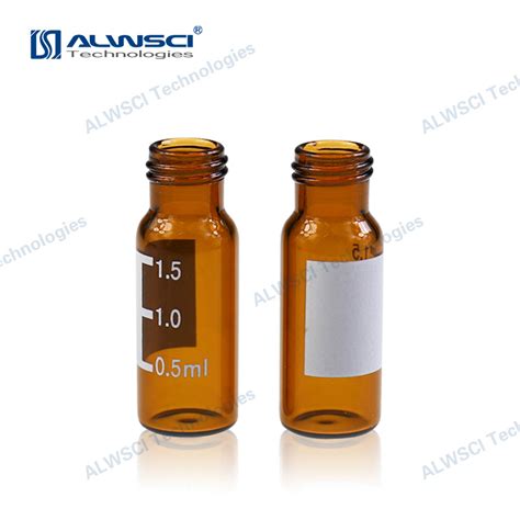 Alwsci Ml Ml Ml Mm Nd Amber Glass Screw Thread Hplc Vial With