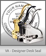 Virginia Notary Seal l VA Notary Embosser l Virginia Notary Public Seal