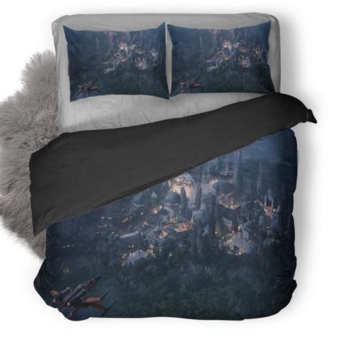 Housse De Couette Star Wars Land At Night Concept Large Parure De Lit