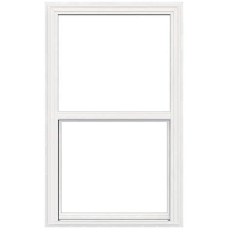 JELD WEN V 2500 Series 29 5 In X 40 In DoublePane Double Hung Vinyl