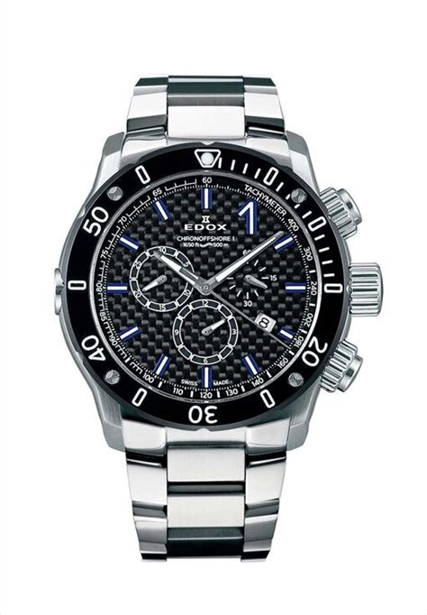 New Novelty Edox Edokkusu Kurono Offshore Mens Chronograph Date