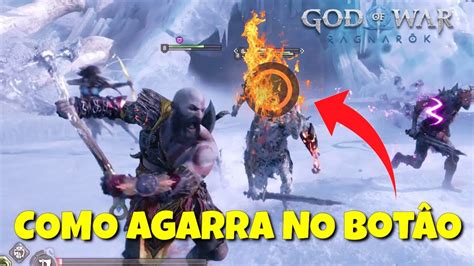 God of War Ragnarök Como Configurar Para Agarra Inimigo Atordoado no